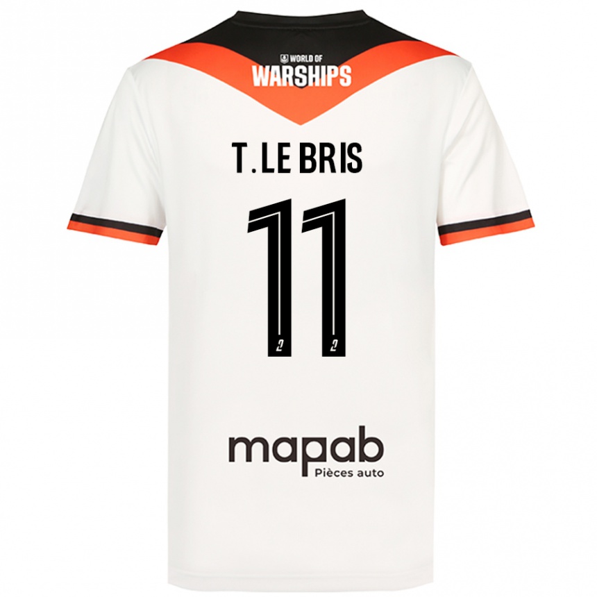 Mujer Fútbol Camiseta Théo Le Bris #11 Blanco 2ª Equipación 2024/25 Perú