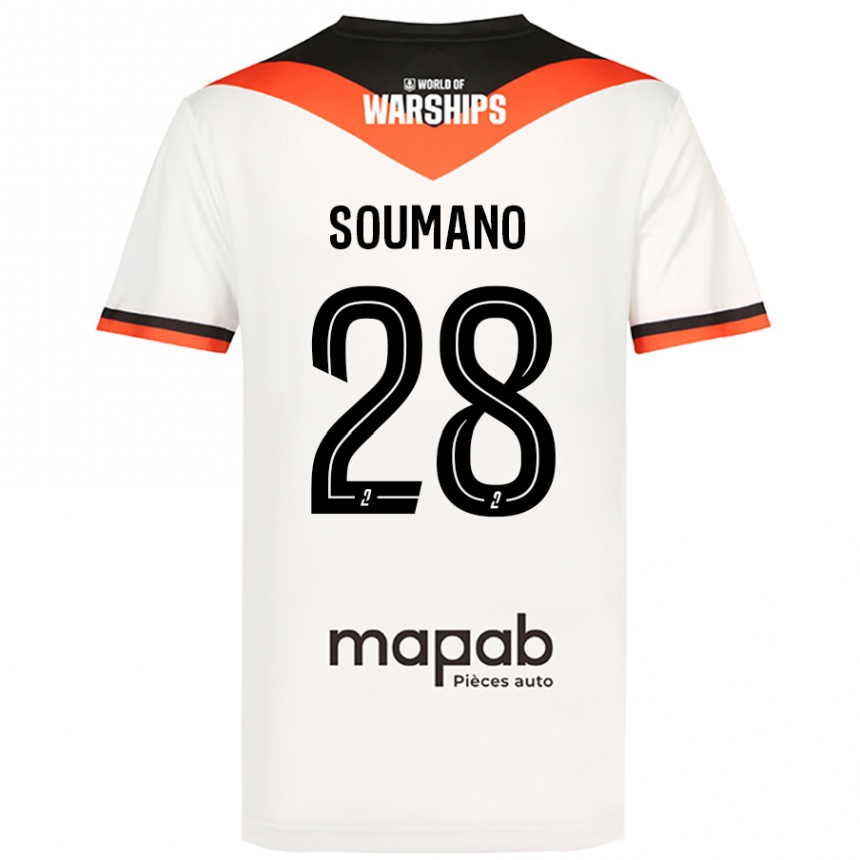 Mujer Fútbol Camiseta Sambou Soumano #28 Blanco 2ª Equipación 2024/25 Perú