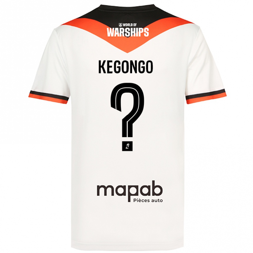 Mujer Fútbol Camiseta Clarence Kegongo #0 Blanco 2ª Equipación 2024/25 Perú