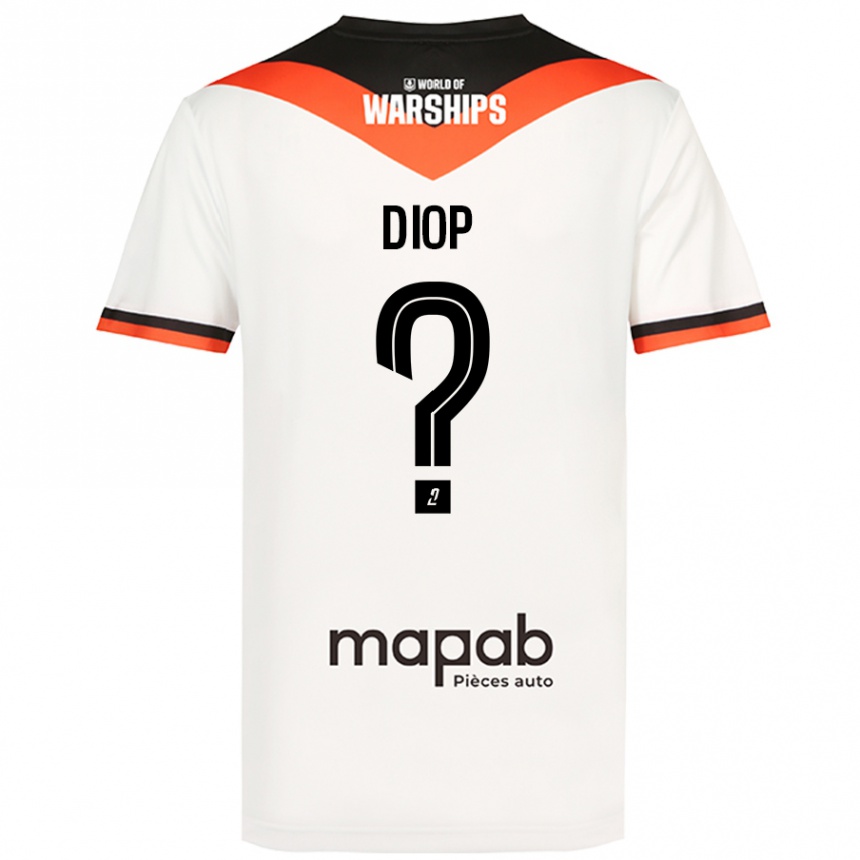 Mujer Fútbol Camiseta Samba Diop #0 Blanco 2ª Equipación 2024/25 Perú