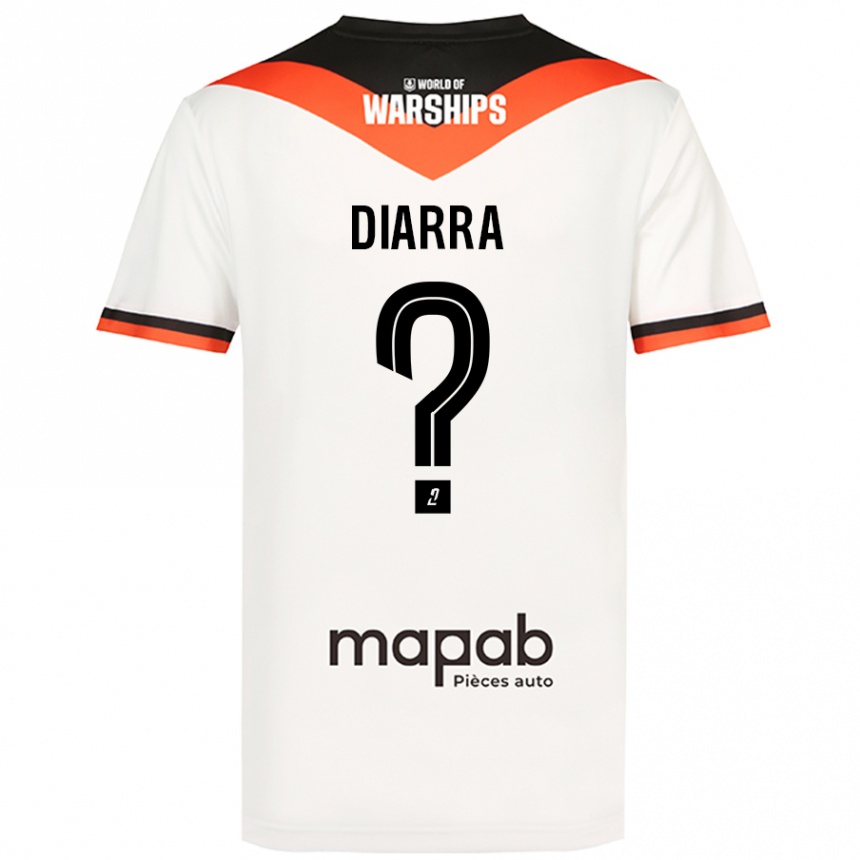 Mujer Fútbol Camiseta Boubakar Diarra #0 Blanco 2ª Equipación 2024/25 Perú