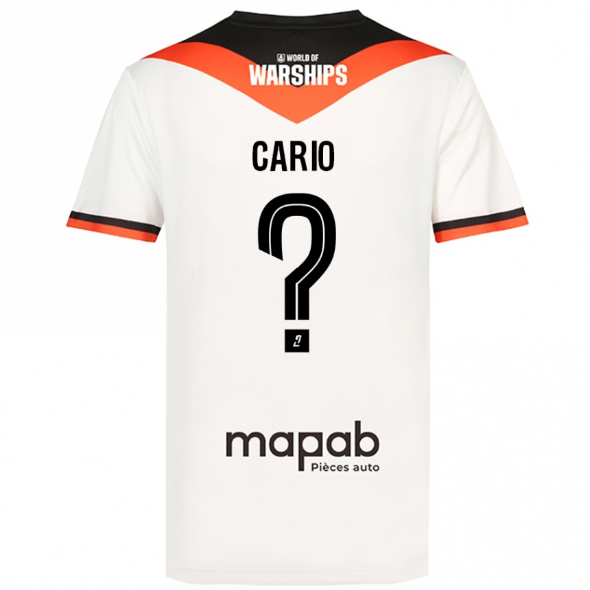 Mujer Fútbol Camiseta Anthony Cario #0 Blanco 2ª Equipación 2024/25 Perú