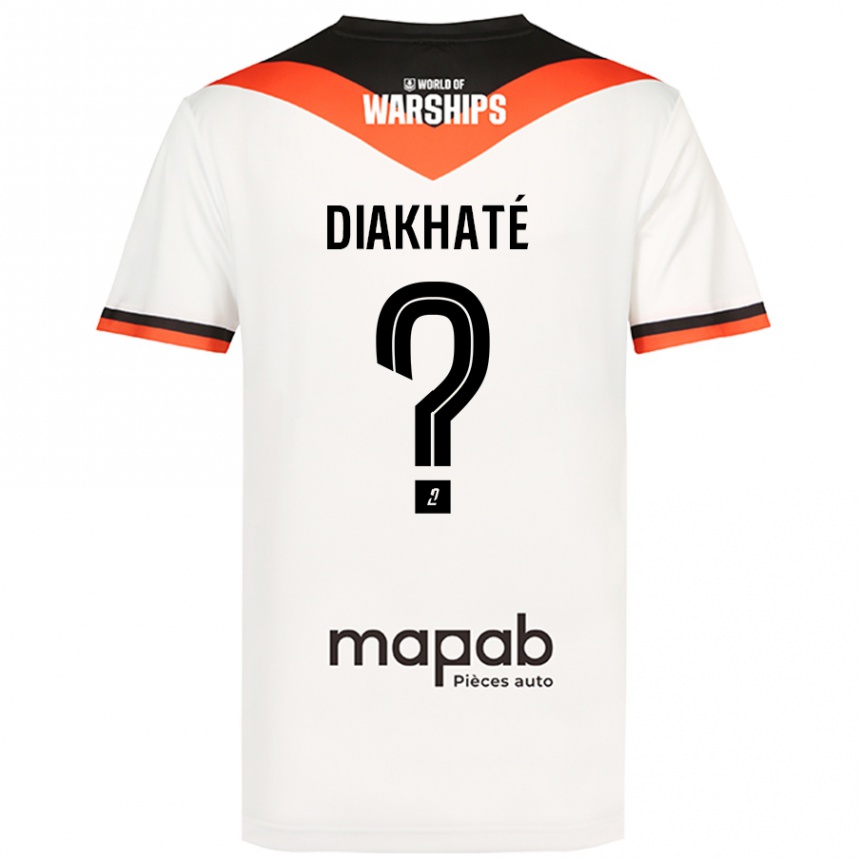 Mujer Fútbol Camiseta Yanis Diakhaté #0 Blanco 2ª Equipación 2024/25 Perú