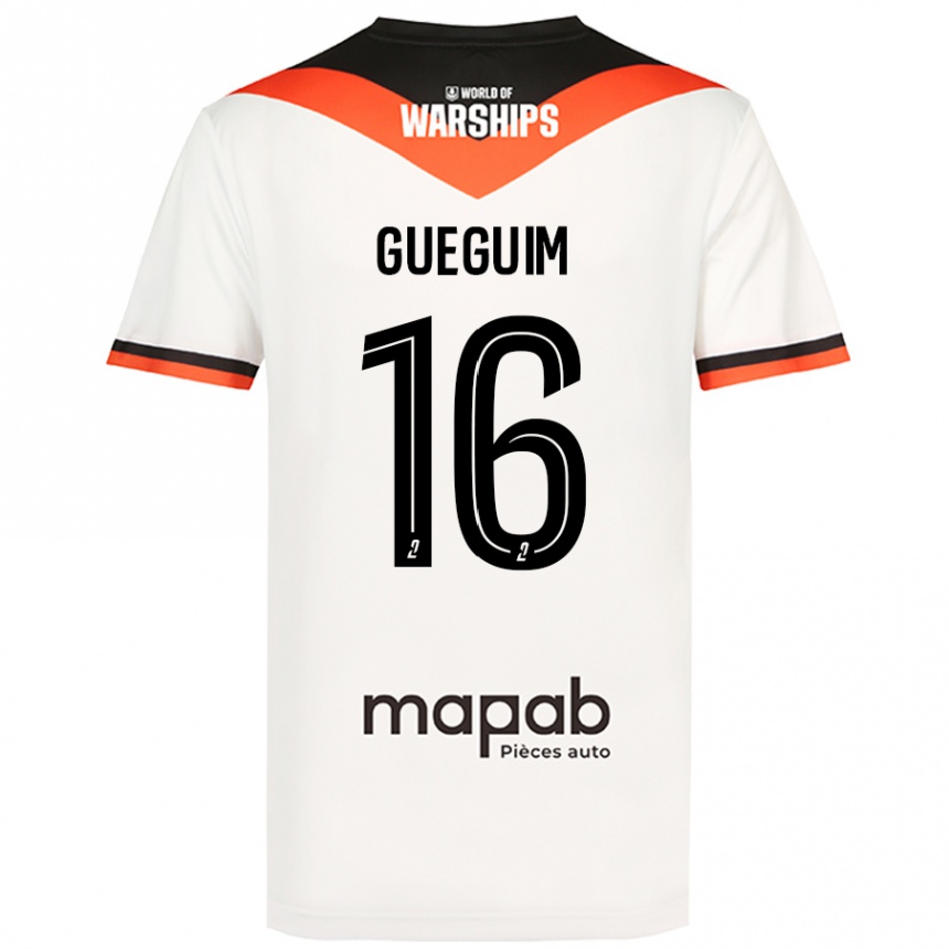 Mujer Fútbol Camiseta Guirone Gueguim #16 Blanco 2ª Equipación 2024/25 Perú