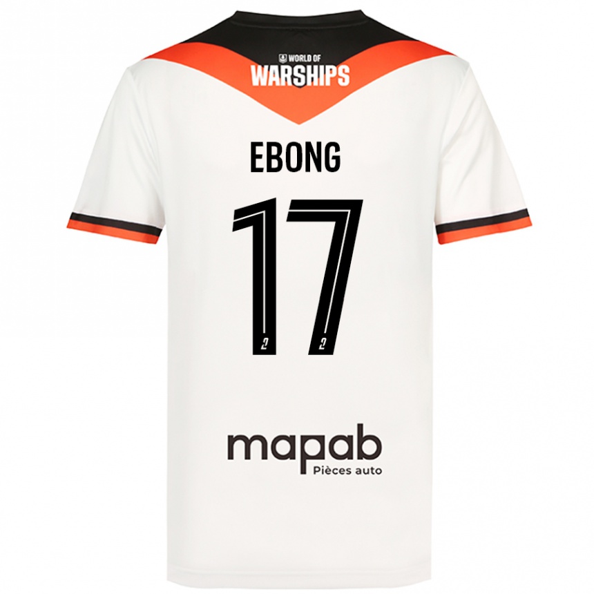 Mujer Fútbol Camiseta Arthur Ebong #17 Blanco 2ª Equipación 2024/25 Perú