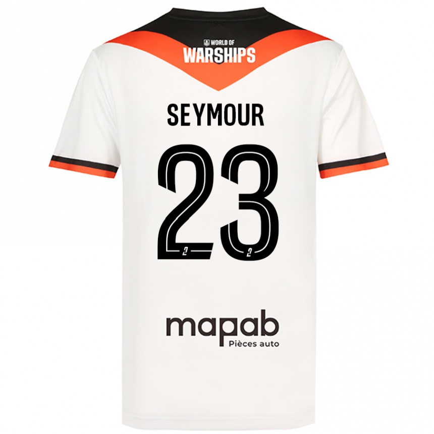 Mujer Fútbol Camiseta Brice Seymour #23 Blanco 2ª Equipación 2024/25 Perú